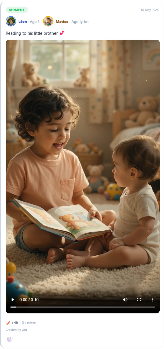 Parent reading with child